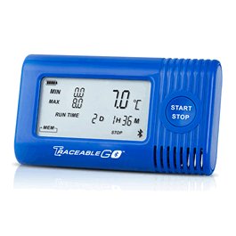 Control Company Temperature Data Logger with GO Wireless Capability and Calibration; Bottle Probe