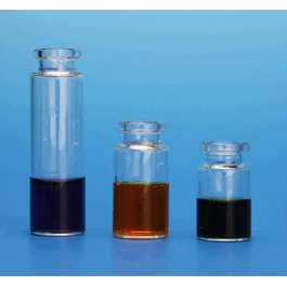 JG Finneran 6 mL Clear Headspace Vials, 22 x 38 mm, Flat Bottom, 20 mm Beveled Edge Crimp