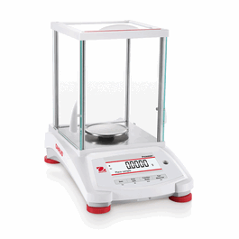 Ohaus Pioneer PX124 Analytical Balance with Draftshield, Internal Calibration, 120 g x 0.0001 g