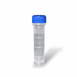 SureSeal 2.0 mL (45.5 x 10.5 mm), w/ screw-cap, non-sterile, w/ O-ring, molded graduations, self-standing, caps assembled