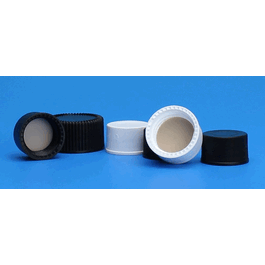JG Finneran 8-425 mm Solid Top, Black Polypropylene Cap, PTFE/F217 Lined