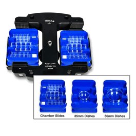 Benchmark Scientific Hermle Combination Carrier, Universal, for 3 x chamber slides / 1 x 35 mm or 60 mm dish