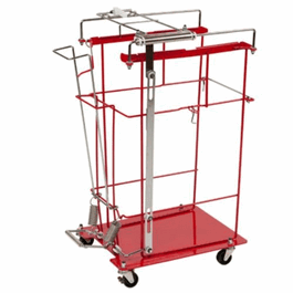 Covidien Floor Cart with Wheels for 8, 12, and 18 Gallon Containers, 22 x 12.75 x 22.5 in.