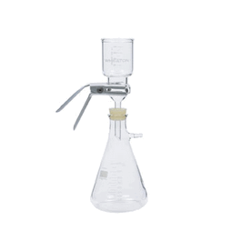 DWK Life Sciences (Wheaton) 47mm Filtration Assembly with No. 8 Stopper and Fritted Glass, Support