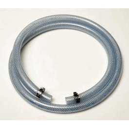 Fischer Tubing Set; 5 ft. 1/2 in. High Vacuum Tubing and Two Hose Clamps