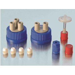DWK Life Sciences (Wheaton) (Duran) GL45 Screw Cap, Polypropylene, 2-ports GL14