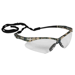 KleenGuard V30 Nemesis Safety Glasses, Amber Anti-Fog Lenses with Camo Frame