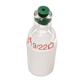 DWK Life Sciences (Kimble) Syringe Needle Adapter, Blind Hole Rubber Stopper, 14/20