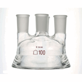 DWK Life Sciences (Kimble) Reaction Flask Top for 1 L Jacketed Reactor, Size 21, 24/40, 4 Neck