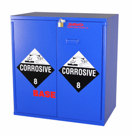 SciMatCo Jumbo Stacking Corrosives Cabinet, Blue, BASE