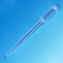 Globe Sterile 1.7 mL Non-Graduated LDPE Transfer Pipets, 87 mm, 20/Bag, 25 Bags/Unit
