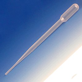 Globe Sterile 5 mL Non-Graduated Blood Bank LDPE Transfer Pipets, 155 mm, 20/Bag, 25 Bags/Unit