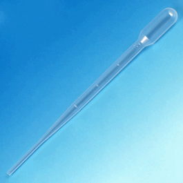 Globe Sterile 5 mL Blood Bank LDPE Transfer Pipets, Graduated to 2 mL, 155 mm, 20/Pack, 25 Packs/Unit