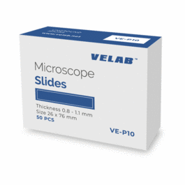 VE-P30 Microscope Slides, Borosilicate Glass, Ground Edges and Single Frosted