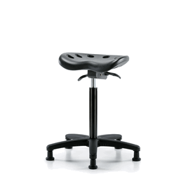 Polyurethane Tractor Sit-Stand in Black Polyurethane