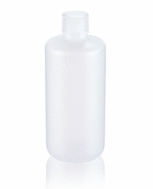 DWK Life Sciences (Wheaton) 30 mL (1 oz) Natural HDPE Narrow-Mouth Leak-Resistant Bottles with 20-410 mm Polypropylene Cap