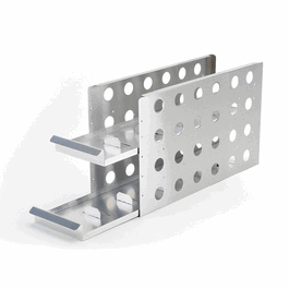 Shelf Kit for 300 box upright 4 inner door freers, consists of 3-2 inch box sliding drawer racks and 75 boxes with 100 cell dividers