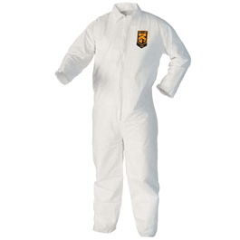 KleenGuard A40 Liquid and Particle Protection Coveralls with Open Wrists and Ankles, Zipper Front, 6XL