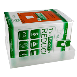 Dynalon 4 gal. Autoclave Polypropylene Spill Tray for 30 Liter Bio-bin, 26 x 12 x 3 in.