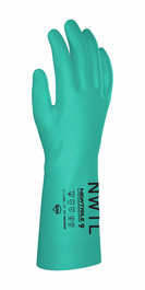 SW NewTrile Chemical-Resistant Nitrile Gloves Featuring EcoTek Biodegradable Technology, Unlined with 15 mil Thickness, Size 7
