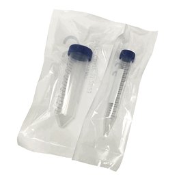 Spectrum 15 mL (17 x 118 mm) Polypropylene Conical Tubes with Flat Screw Caps, Sterile, Individually Wrapped