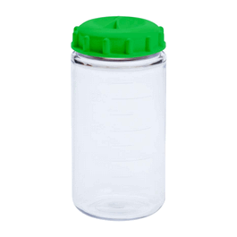 Celltreat 500 mL Centrifuge Bottles, Polycarbonate, Knurled Seal Cap, Non-sterile
