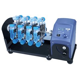 SCILOGEX SCI-RL-Pro LCD Digital Rotisserie Tube Rotator, with 16 x 50ml tube holder accessory, 100-220V, 50/60Hz, US Plug
