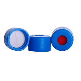 DWK Life Sciences (Wheaton) Red Cap with Precut Butyl Septa