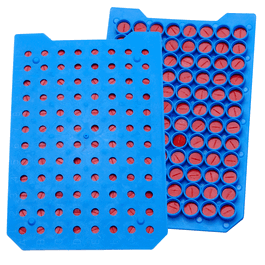 DWK Life Sciences (Wheaton) Red CapMat with PTFE/Silicone Septa