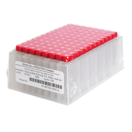 DWK Life Sciences (Wheaton) Assembled Kit, 500uL Clear Round Insert Installed in uLplate and Red Cap with PTFE/Silicone Stopper