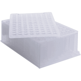 DWK Life Sciences (Wheaton) uLplate Component Kits, PP Plates and Covers; 1.3 mL, Deep, Round Well / Round Bottom with PTFE / Silicone Piercible Cover