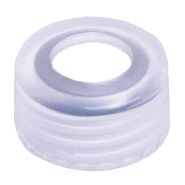 DWK Life Sciences (Wheaton) 9mm Solid Top Black Cap PTFE/Rubber