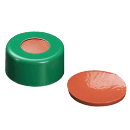 DWK Life Sciences (Wheaton) 11mm Red Crimp Seal with FEP/Natural Red Rubber Septa