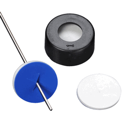 DWK Life Sciences (Wheaton) 11mm Black Snap Cap with Precut PTFE/Silicone Septa BULK