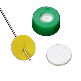 DWK Life Sciences (Wheaton) 11mm Black Snap Cap with Star Cut PTFE/Silicone Septa