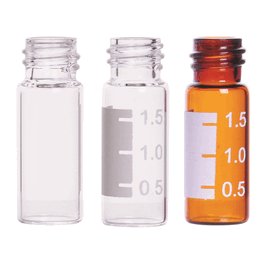 DWK Life Sciences (Wheaton) Silanized 10-425 Screw Thread Vial 12x32mm Amber with Marking Patch 2mL
