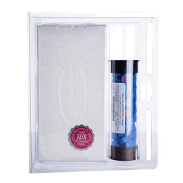 DWK Life Sciences (Wheaton) 76 Series Kit Clear Vial with Marking Patch, Blue Cap and PTFE/Silicone/PTFE Septa