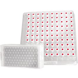 DWK Life Sciences (Wheaton) Assembled Kit, 10-425 Screw Thread Clear Vial, White Open Top Cap with PTFE/Silicone/PTFE Septa
