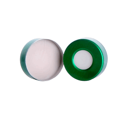 DWK Life Sciences (Wheaton) 20mm AlumiTin Blue Crimp Seal with Natural PTFE/Blue Silicone Liner