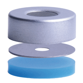 DWK Life Sciences (Wheaton) 20mm AlumiTin Crimp Seal with Aluminum/Silicone Liner For HS500