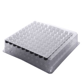 DWK Life Sciences (Wheaton) Assembled Kit, 4mL Clear with Marking Patch Vial, Black Phenolic Open Top Cap, PTFE Septa