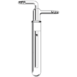 SP Wilmad-LabGlass Vacuum Trap 2 Piece with Hose Connection 60 x 300 mm, Complete