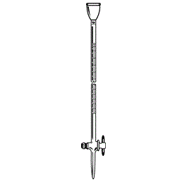 SP Wilmad-LabGlass Precision Bore Class A Straight Buret, PTFE Stopcock, 10 mL