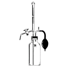 SP Wilmad-LabGlass Lab Grade Automatic Buret, Straight Stopcock with PTFE Plug, 10 mL