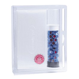 DWK Life Sciences (Wheaton) Kit Polypropylene 1.0mL Vial, Blue Cap and Precut PTFE/Silicone Septa