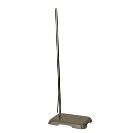 United Scientific Deluxe Support Stand, Cast Iron, 4 x 6 in. with 18 in. Rod
