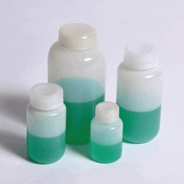 United Scientific Reagent Bottles, Wide Mouth, HDPE, 60 mL, Bulk