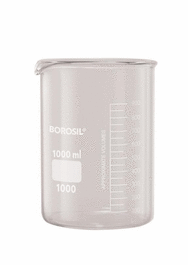 Borosil Low Form Griffin Beaker with Spout 10 mL ISO 3820, Borosilicate