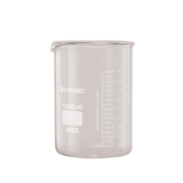 Borosil Beaker Griffin Low Form with Spout, ISO 3819, 3000 mL