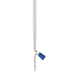 Borosil Burettes, Class A, Boroflo PTFE Screw Thread, 25mL x 0.10mL, Batch Cert, 5/CS